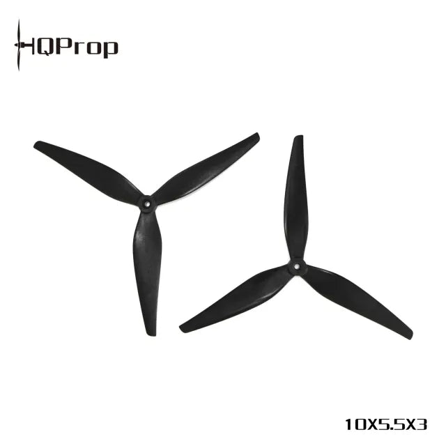 HQ MacroQuad Prop 10X5.5X3(2CW+2CCW) Black-Glass Fiber Reinforced Nylon