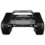 Tank Chassis Smart Car Crawler Robot Chassis - Black Pre-Assembled
