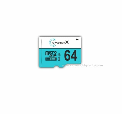 64 GB Cyber X Micro SD XC Class 10 Memory Card