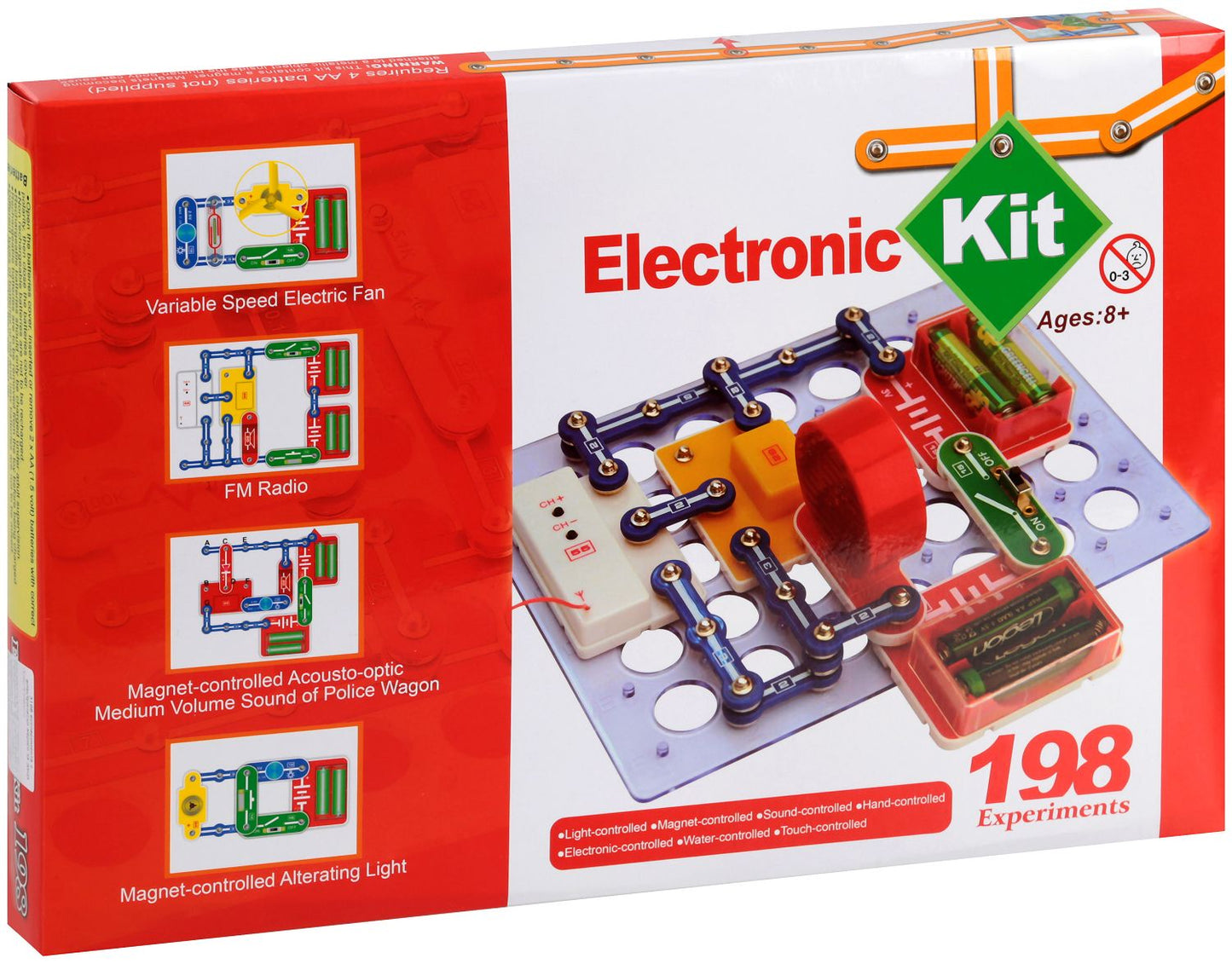 198 in 1 Educational Electronics Experiment Kit Snap Circuits (DBOLO)