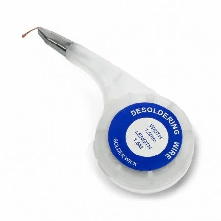 Desoldering Wire, 2.5 mm Width, 1.5 m Length