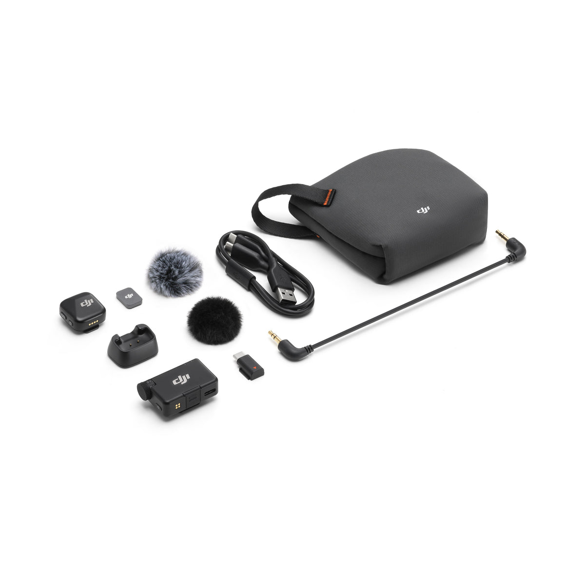 DJI Mic Mini (1 TX + 1 RX) Compact Ultra Light Wireless Microphone with Noise Cancelling