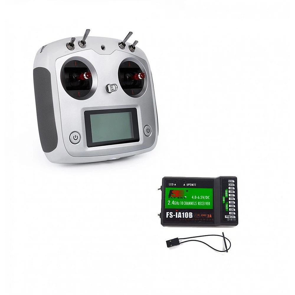 Flysky FS-i6S 2.4GHz 10CH AFHDS 2A RC Transmitter With FS-iA10B 10CH Receiver