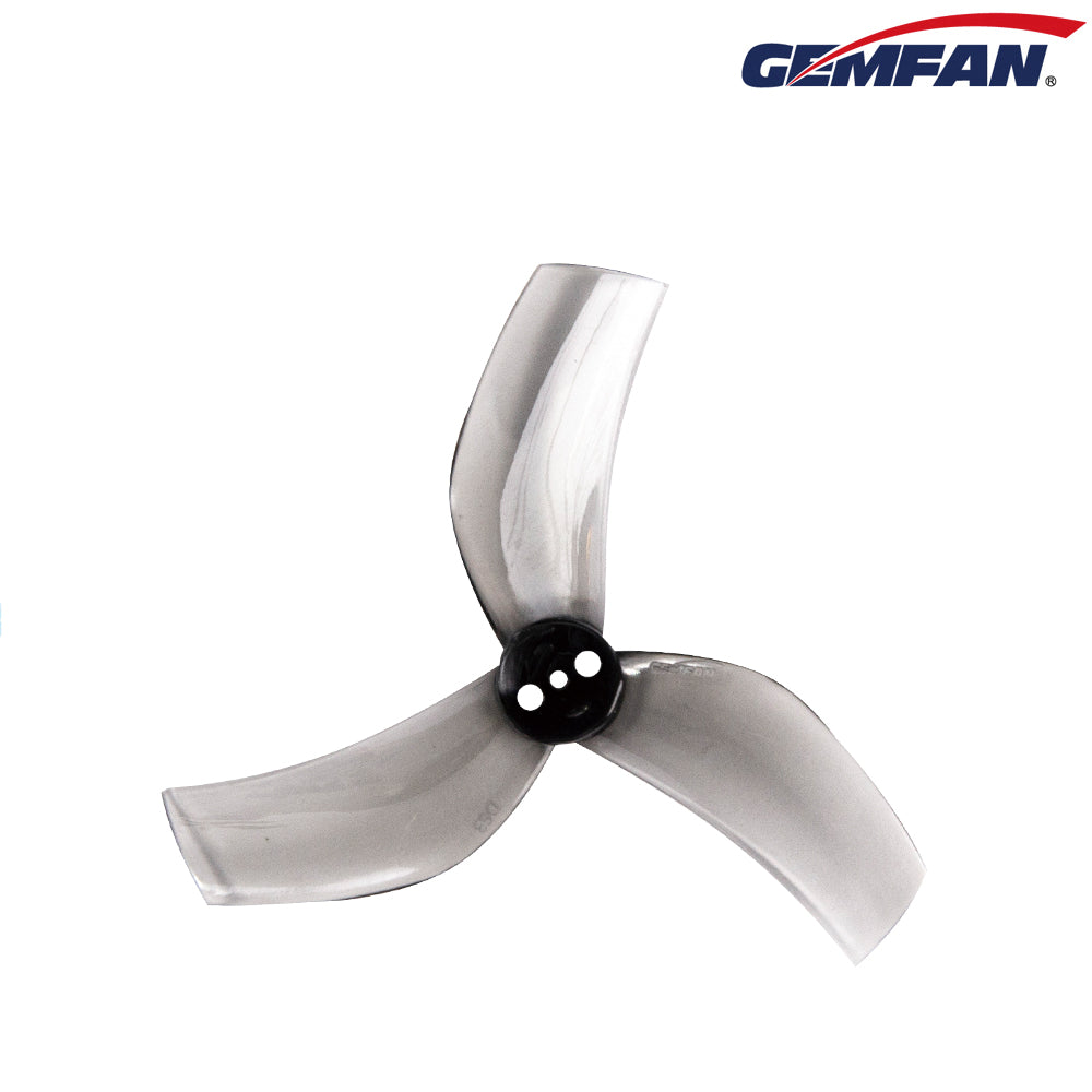 Gemfan D63-3 2.5-inch Cinewhoop Propellers – Clear Gray (8pcs)