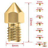 0.6 mm Nozzle for 3D Printer Brass Nozzle (Pack of 1)