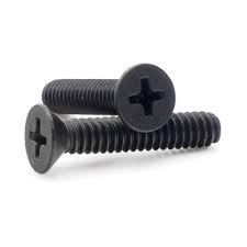 M3x10mm MS Black Oxide CSK Phillips Screws (Pack of 10)