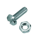 M3 X 8mm Bolt and Nut Set of 25 Pc