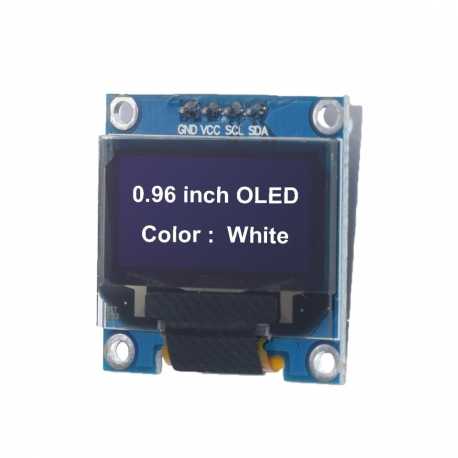 0.96 Inch I2C/IIC 4-Pin OLED Display Module -WHITE