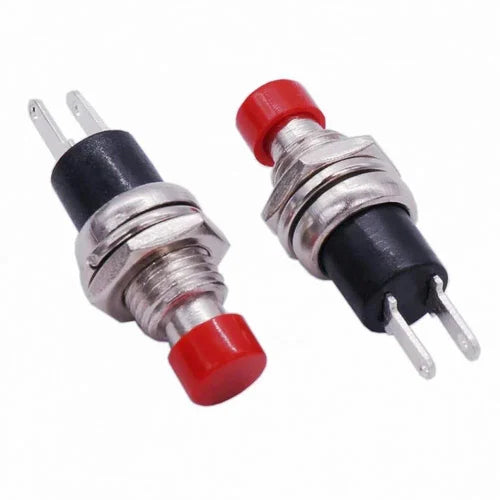 PBS 110 Red Panel Mount Momentary Reset Push Button Switch (1 Pc)