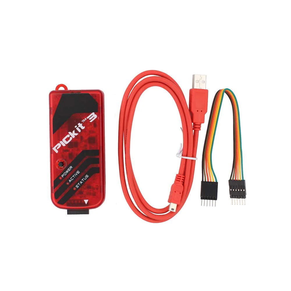 PICkit 3 In-Circuit Debugger/Programmer, Supports PIC MCUs & dsPIC DSCs