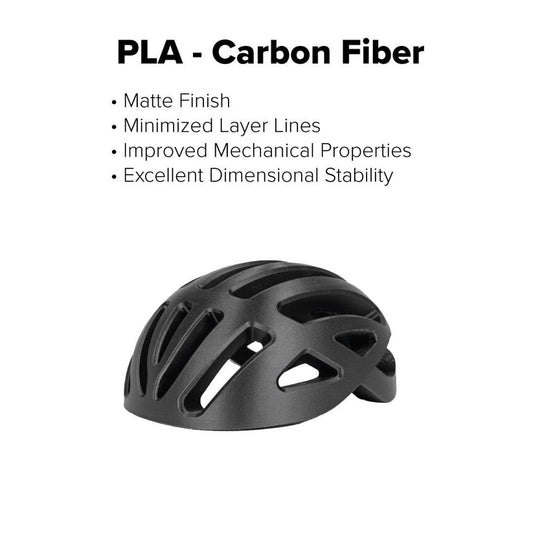 Numakers PLA-CF Filament – Carbon Fiber Pitch Black – 1.75 mm / 1 kg
