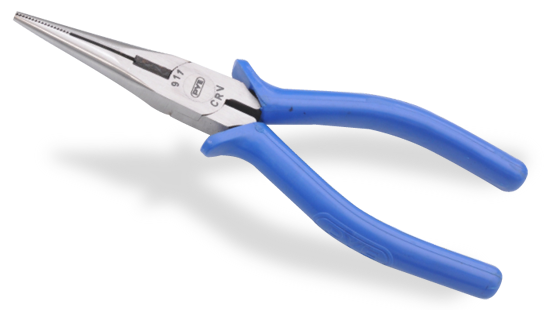 PYE 911 Long Nose Pliers 155mm (With Thick Insulation)