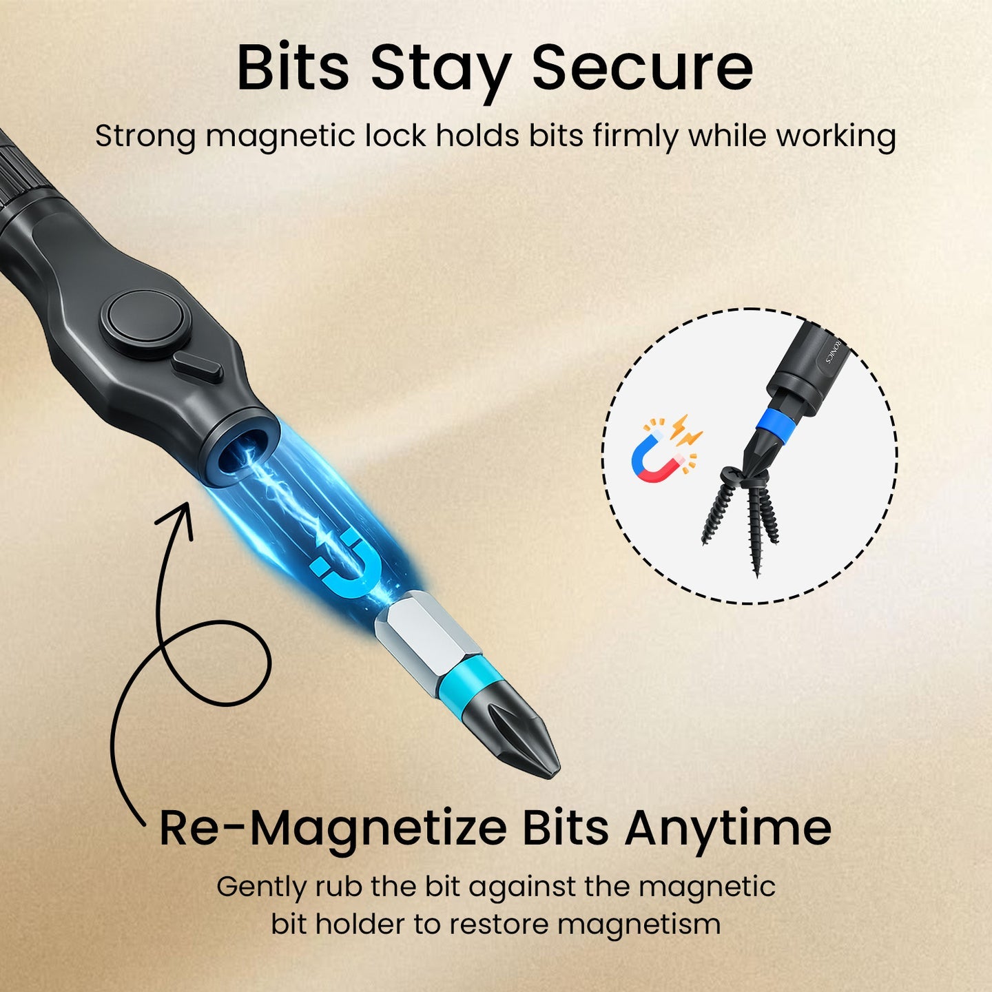 Portronics POR-3489 Bit Box Prime, 24-in-1 T-Handle Screwdriver Set