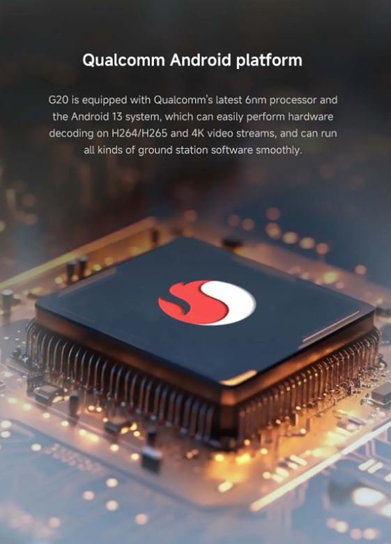 Skydroid G20 2.4ghz to 5.8ghz Remote Controller With GR01 Receiver For 30km Long Distance