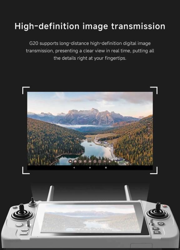 Skydroid G20 2.4ghz to 5.8ghz Remote Controller With GR01 Receiver For 30km Long Distance