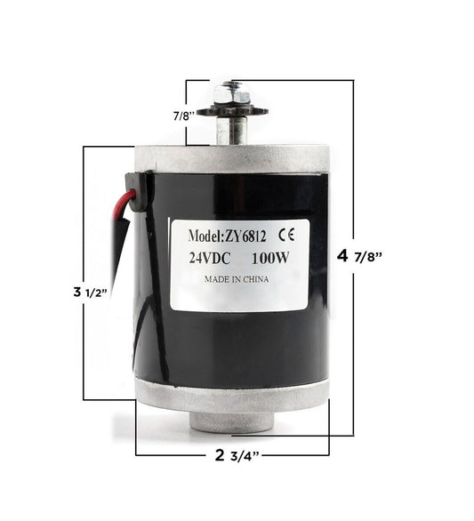 100W E-BIKE DC MOTOR MY6812 12V 3550RPM
