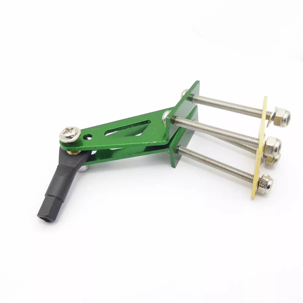 Four-point Servo Arm Horns Rocker Arm Aluminum Alloy Rudder Angle M3 Ball Head Buckle RC Plane Model