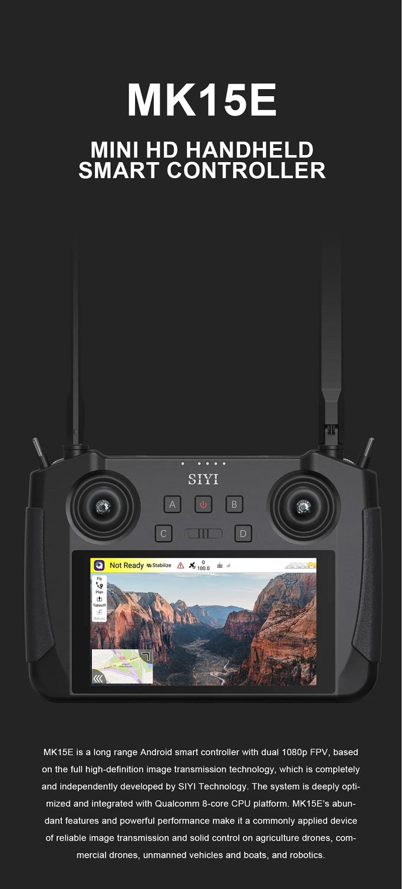 SIYI MK15 HDMI COMBO RC Transmitter