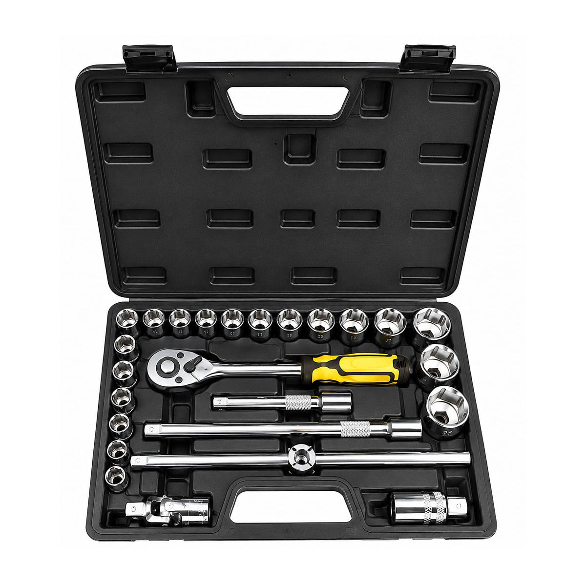 STANLEY 24-Piece 1/2-Inch Drive Hex Socket Set