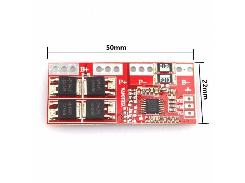 4S High Current up to 30A Lithium Battery Protection Board four Series of 14.8V 16.8V