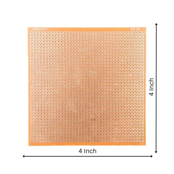4x4 inch Single Sided Universal PCB Prototype Veroboard Dotted