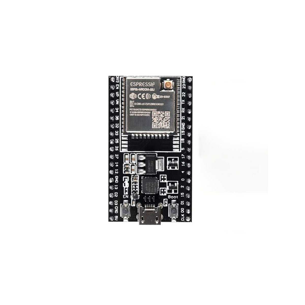 ESP32U NodeMCU WIFI + BLE IOT DEVELOPMENT BOARD CP2102 (External Anetenna Port)