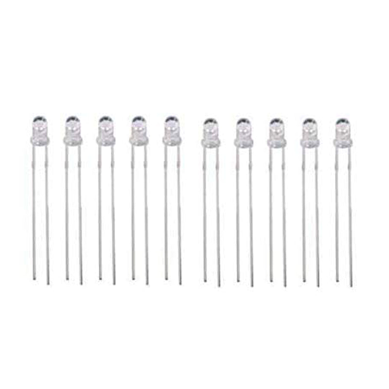 3MM White Clear LED