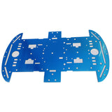 Smart Car Chassis 4WD / Racing Car / Robot Car Chassis - BLUE