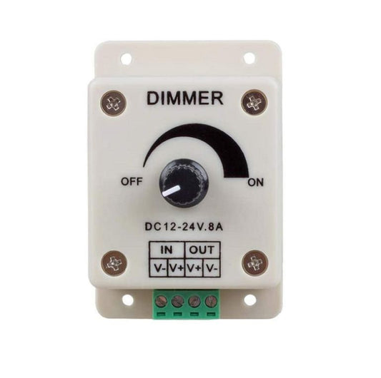 Adjustable Dimmer Switch For Single LED Strip 12V-24V 8A