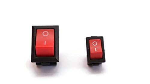 2A 2 Pin SPST ON OFF Mini Rocker Switch Panel Mount 2A 250V
