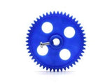 50 Teeth 54mm Plastic Spur Gear 6mm Shaft (Blue)