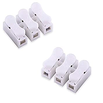 3 Way Push Fit Connector Terminals | Quick Push Type Lock Electric Wire Connectors for Cable