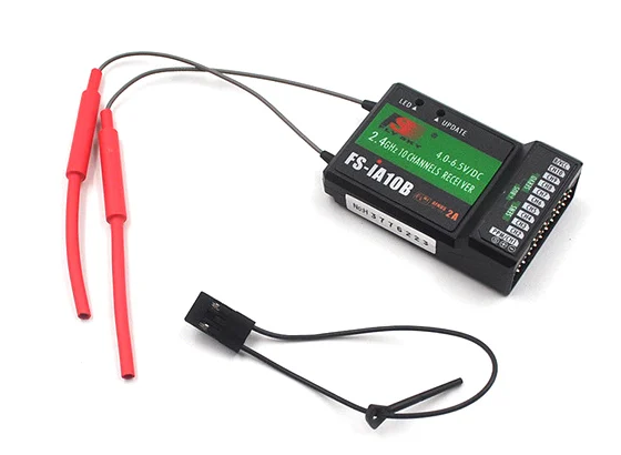 FlySky FS-IA10B Radio Receiver- 2.4GHz 10 Channel PWM AFHDS 2A Receiver 1500m PWM/PPM/i.bus/s.bus