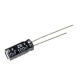 100uf 25V Electrolytic Capacitor (Pack of 1)