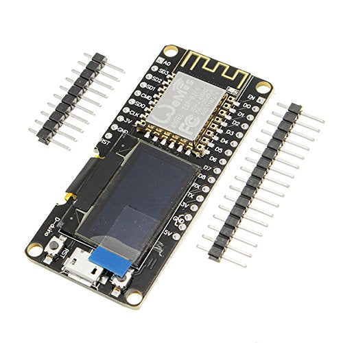 NodeMCU ESP8266 WIFI + 0.96 INCH OLED BOARD WIRELESS/IOT APPLICATION