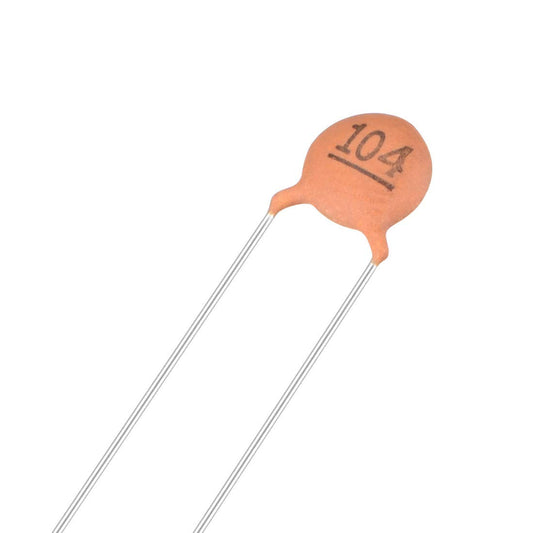 104 Ceramic Disc Capacitor 0.1uf 50v | 100 NF | 100000PF | 100KPF (1 Pc)
