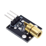 Laser Transmitter Module, 3 Pin 650NM 5V Red Laser Transmitter Dot Diode Module for Laser Sensor Projects