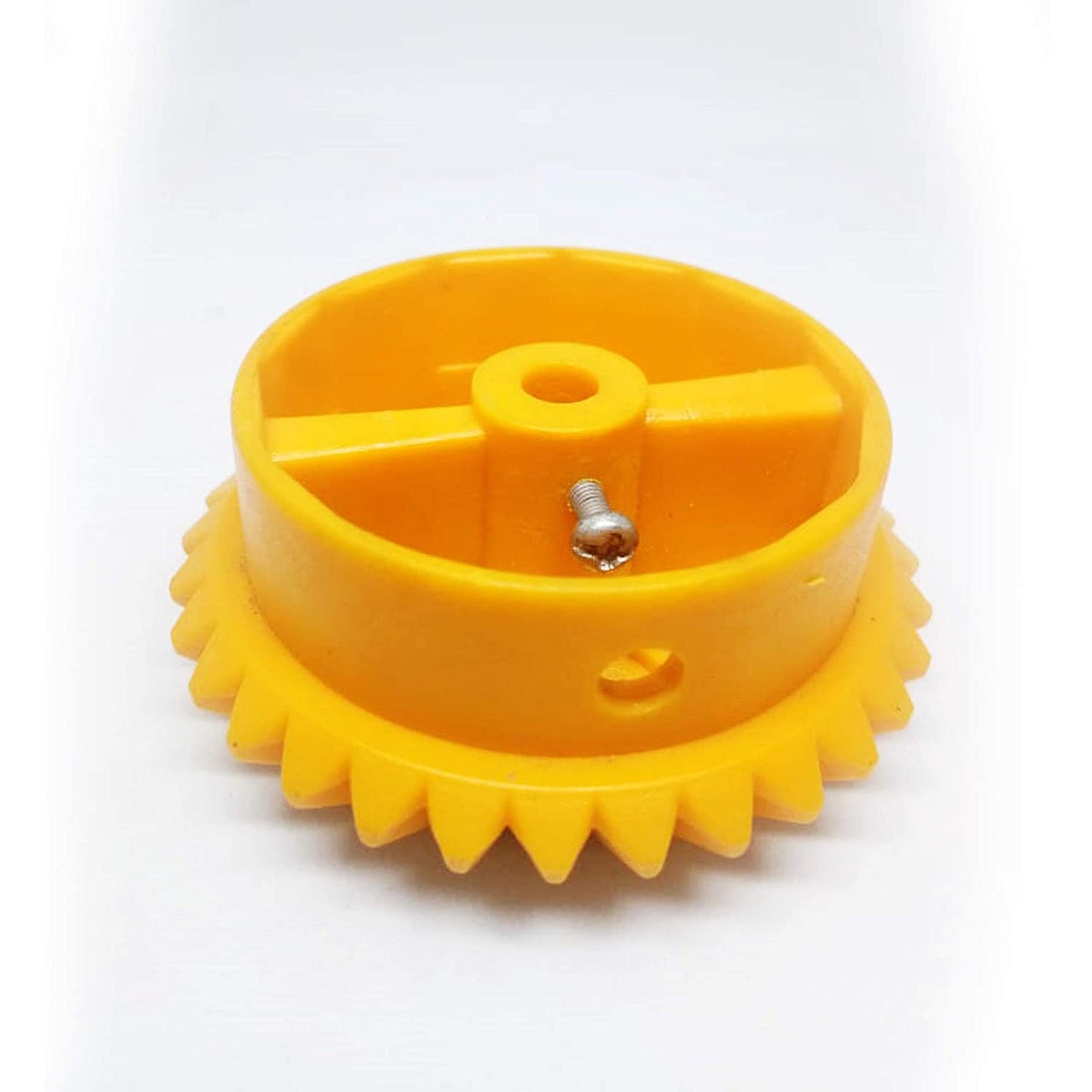 24 Teeth Bevel Gear 6mm Shaft (Yellow)
