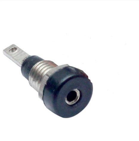2mm Banana Socket Female Panel Mount Type - Black