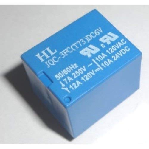 6V 7A Relay 5 PIN Sugar Cube PCB Mount