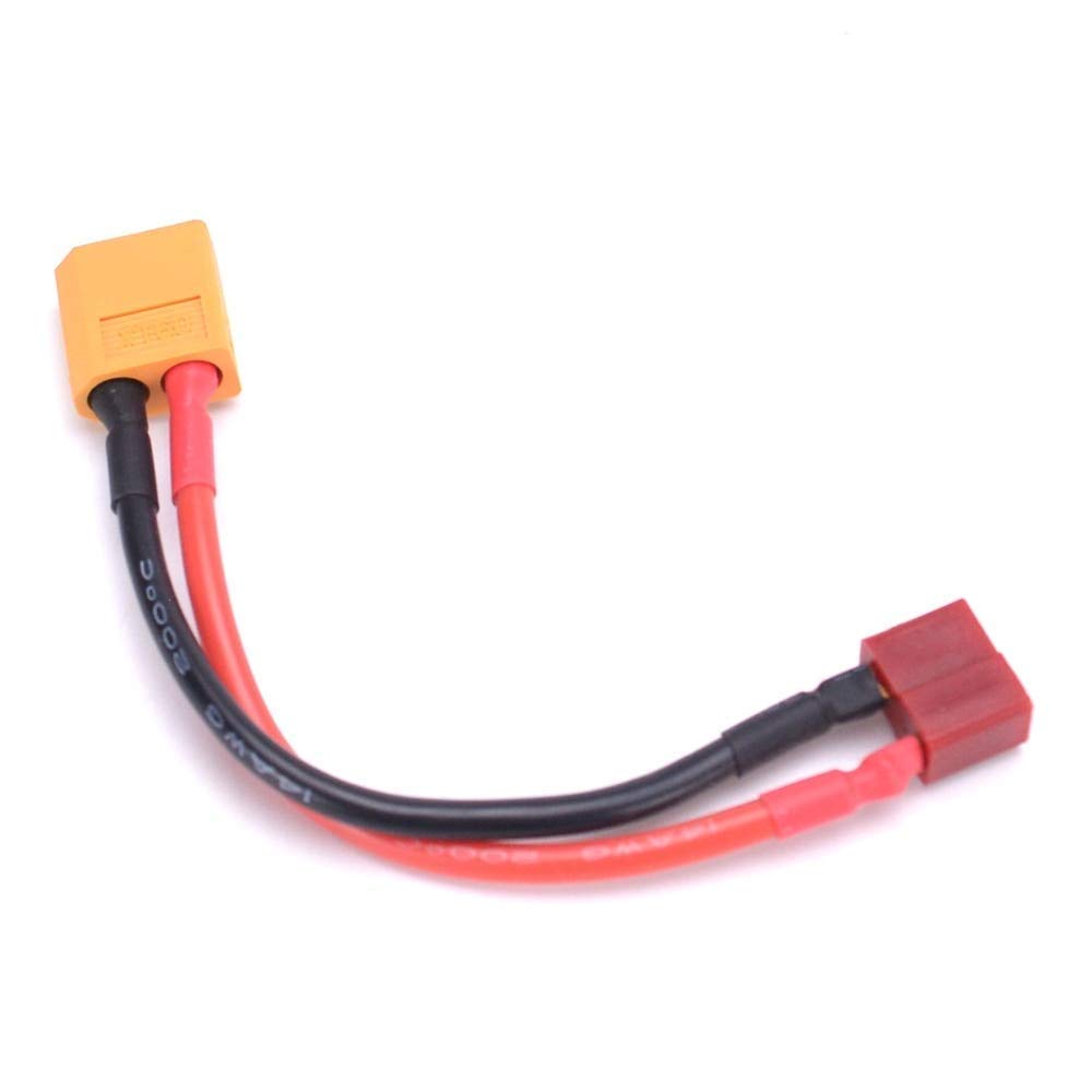 XT60 Male TO T Plug Female Connector with 14AWG Silicone Wire 15cm