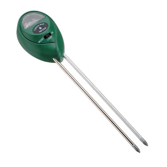 3 Way Soil Tester Meter For Moisture, Light Intensity and pH Testing Meter
