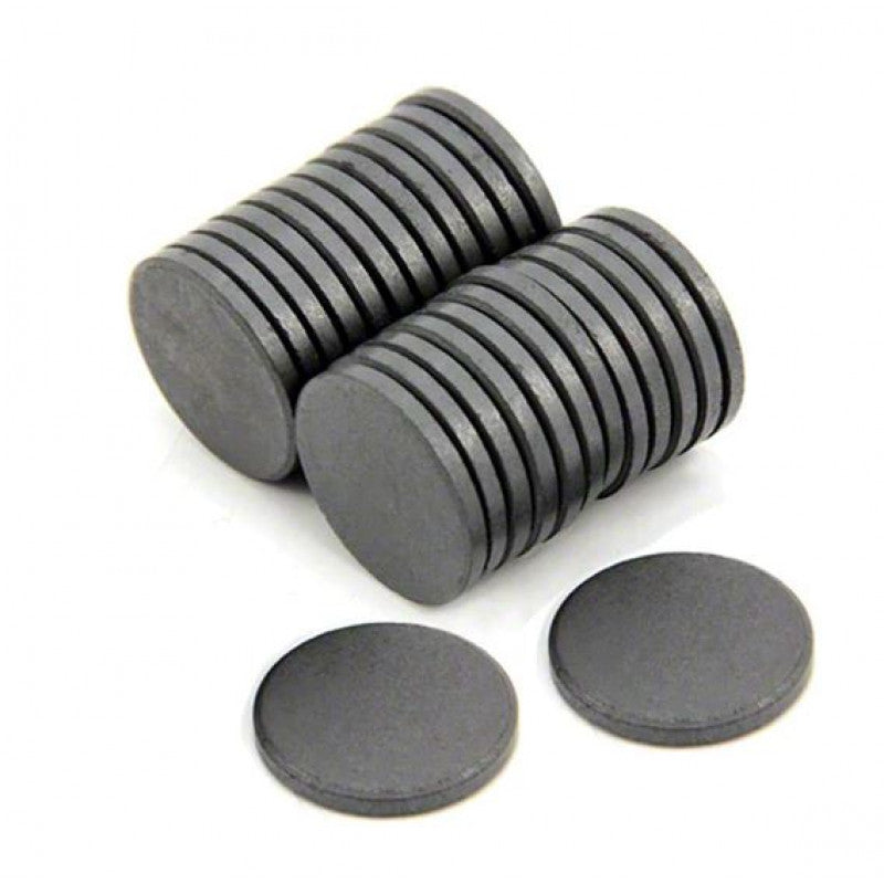 12 x 3 mm Ferrite Disc Magnet