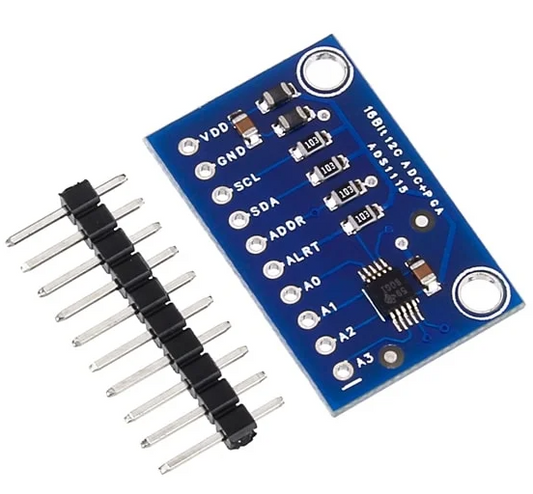 ADS1115 16-Bit ADC- 4 Channel with Programmable Gain Amplifier