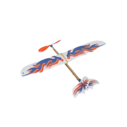 Small Rubber Band Powered DIY Plane Toy Kit Aircraft Model