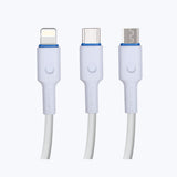 High Quality 3 in 1 Cable ZEBRONICS UMLCC1201