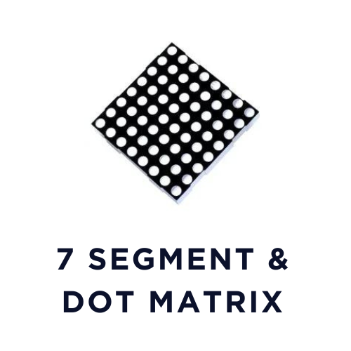 7 Segment &amp; Dot Matrix Display