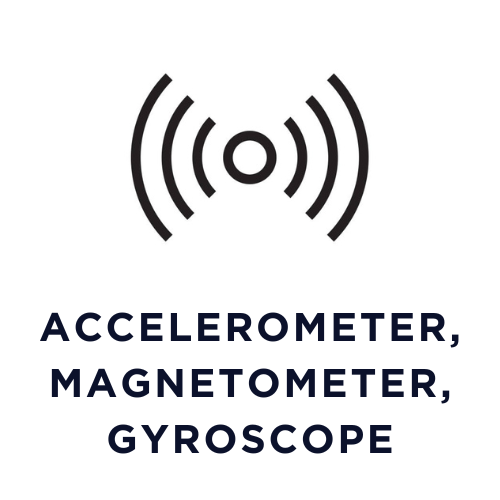 Accelerometer, Magnetometer, Gyroscope