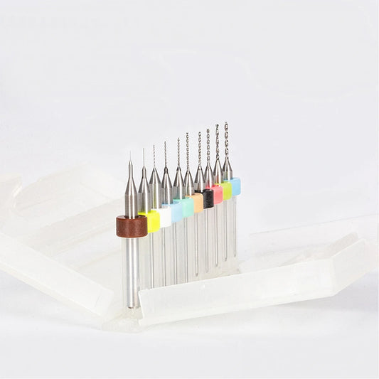 3D Printer Nozzle Cleaning Drill Bit Kit - 0.1-1mm - (SET OF 10 Pcs)
