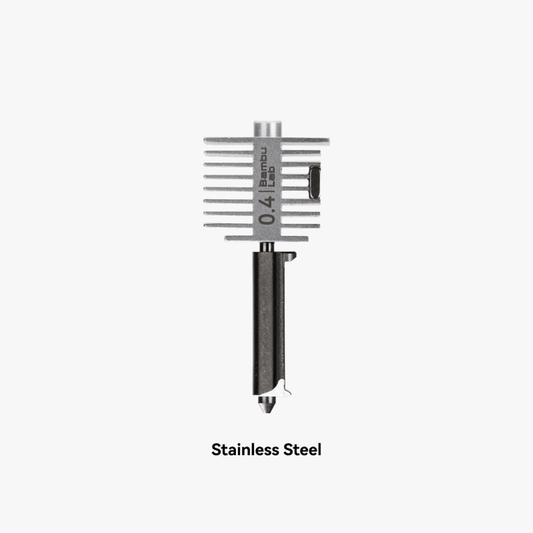 Bambu Lab Hotend with Stainless Steel Nozzle - 0.4 mm for A2, A1, A1 Mini (FAH007)